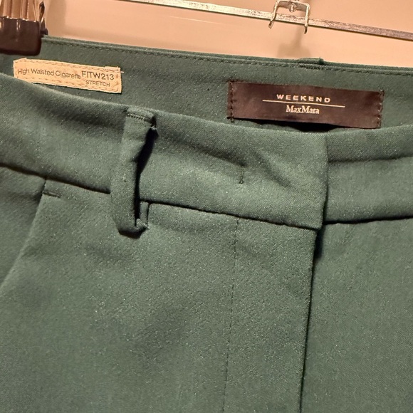 Max Mara High Waisted Cigarette Trousers - Picture 3 of 4